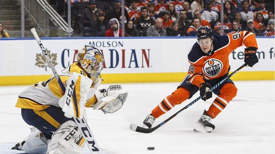 The Oilers Among Teams Scouting Jusse Saros. (Edmonton Oilers)